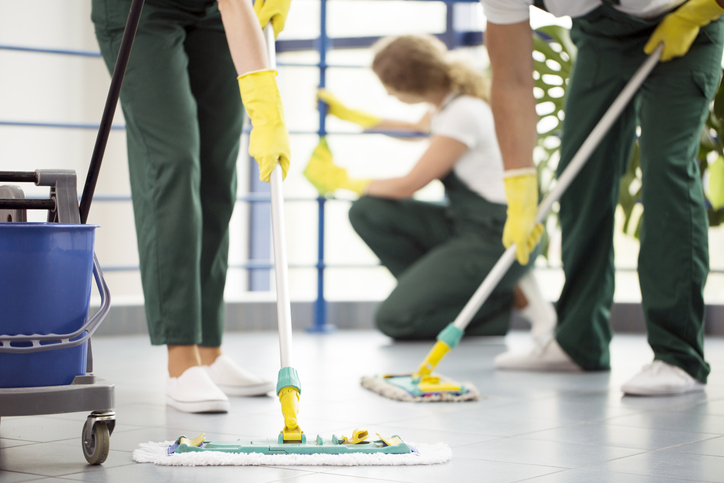 Floor washing